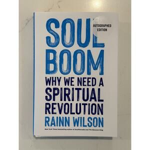 Rainn Wilson SIGNED Book Soul Boom: Why We Need a Spiritual Revolution AUTOGRAPH